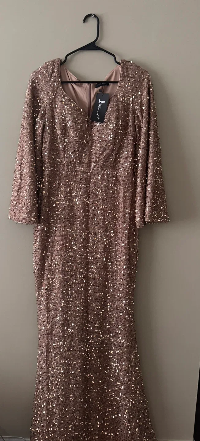 Dress Bundle: Beige Set, Red, Pink, Patterned, Sequin image indicator(2)