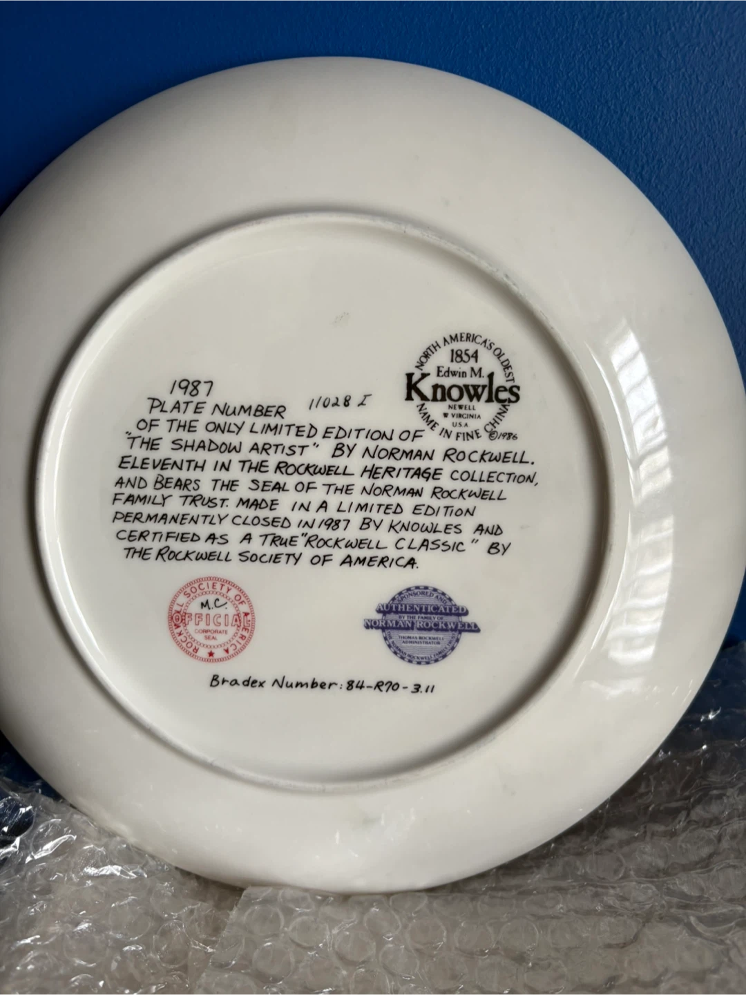 Norman Rockwell Knowles Collector Plates - photo 2