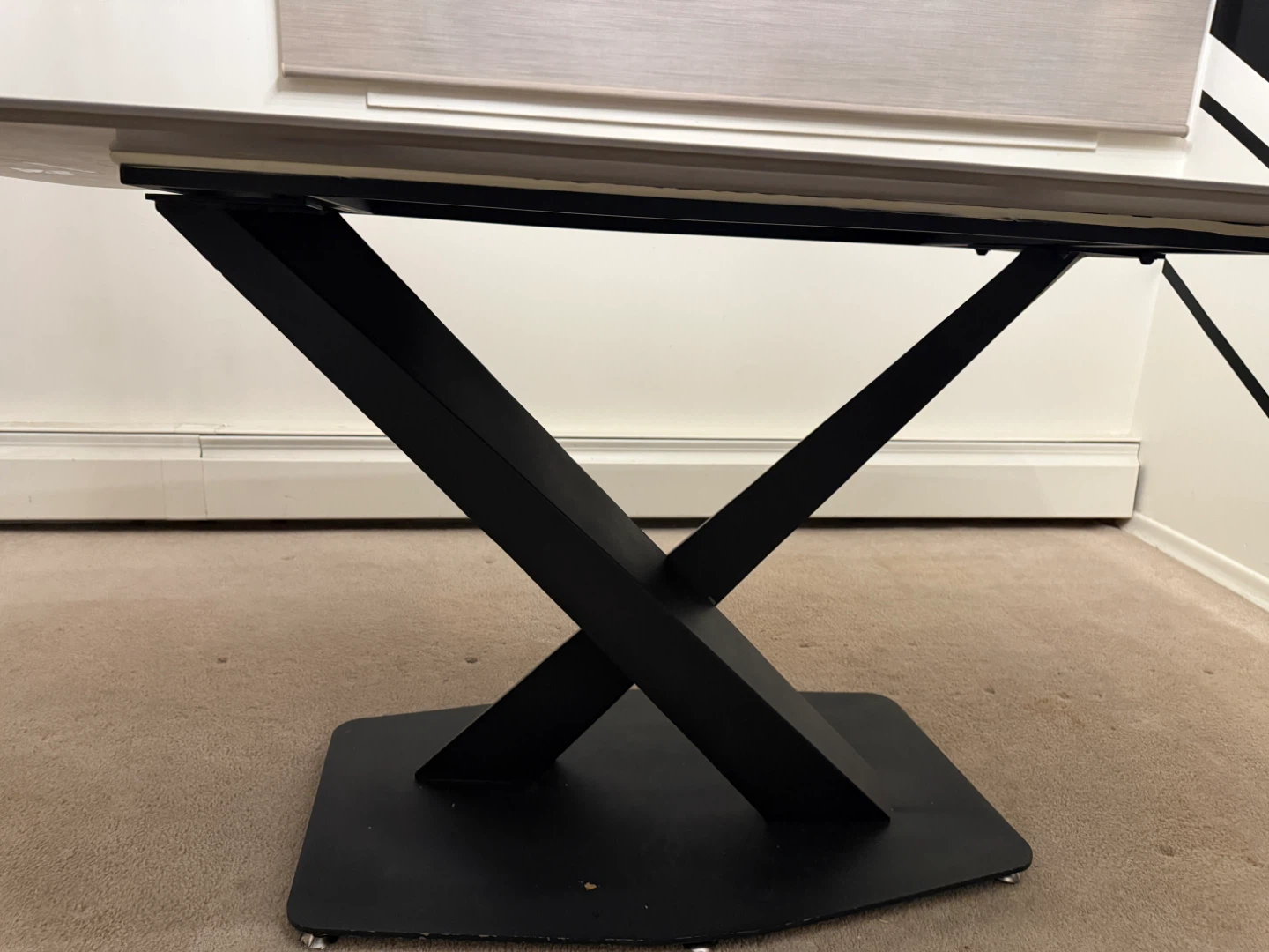 Modern Grey Dining Table(as is) - photo 3