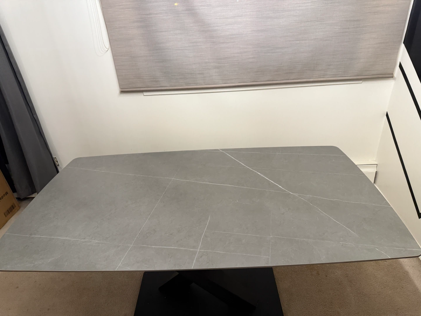 Modern Grey Dining Table(as is) - photo 2