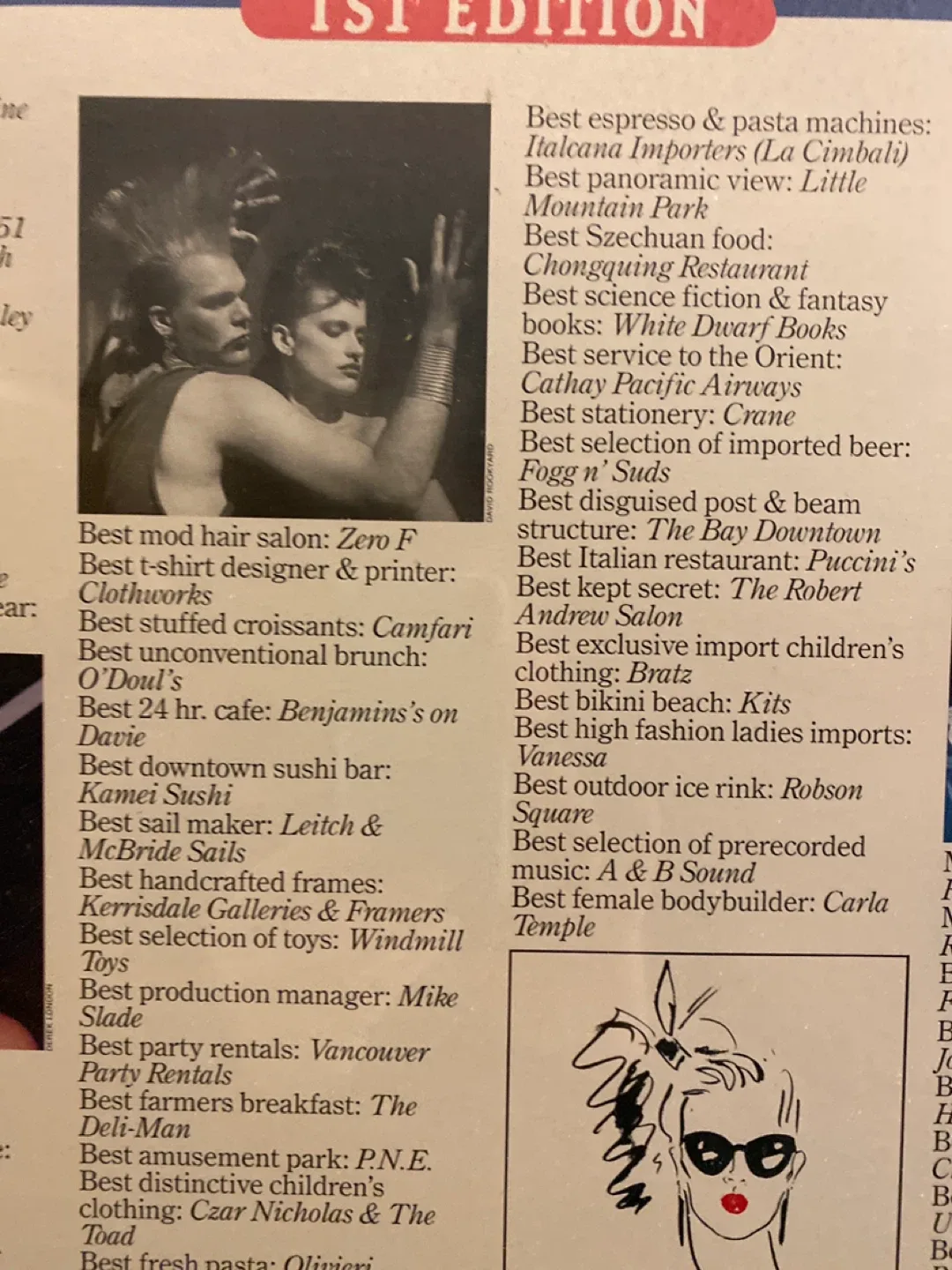 1st Edition of Vancouver’s Best - 1983 ? image indicator(5)