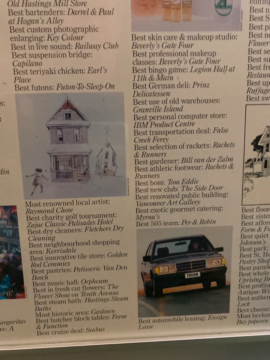 1st Edition of Vancouver’s Best - 1983 ? image indicator(3)