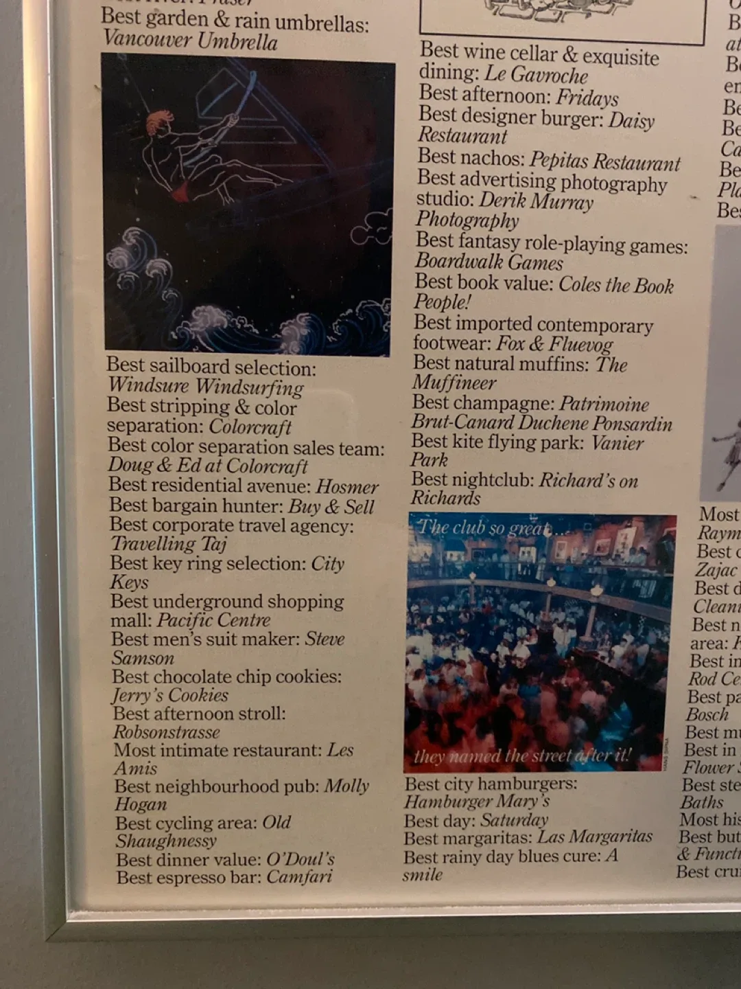 1st Edition of Vancouver’s Best - 1983 ? image indicator(6)