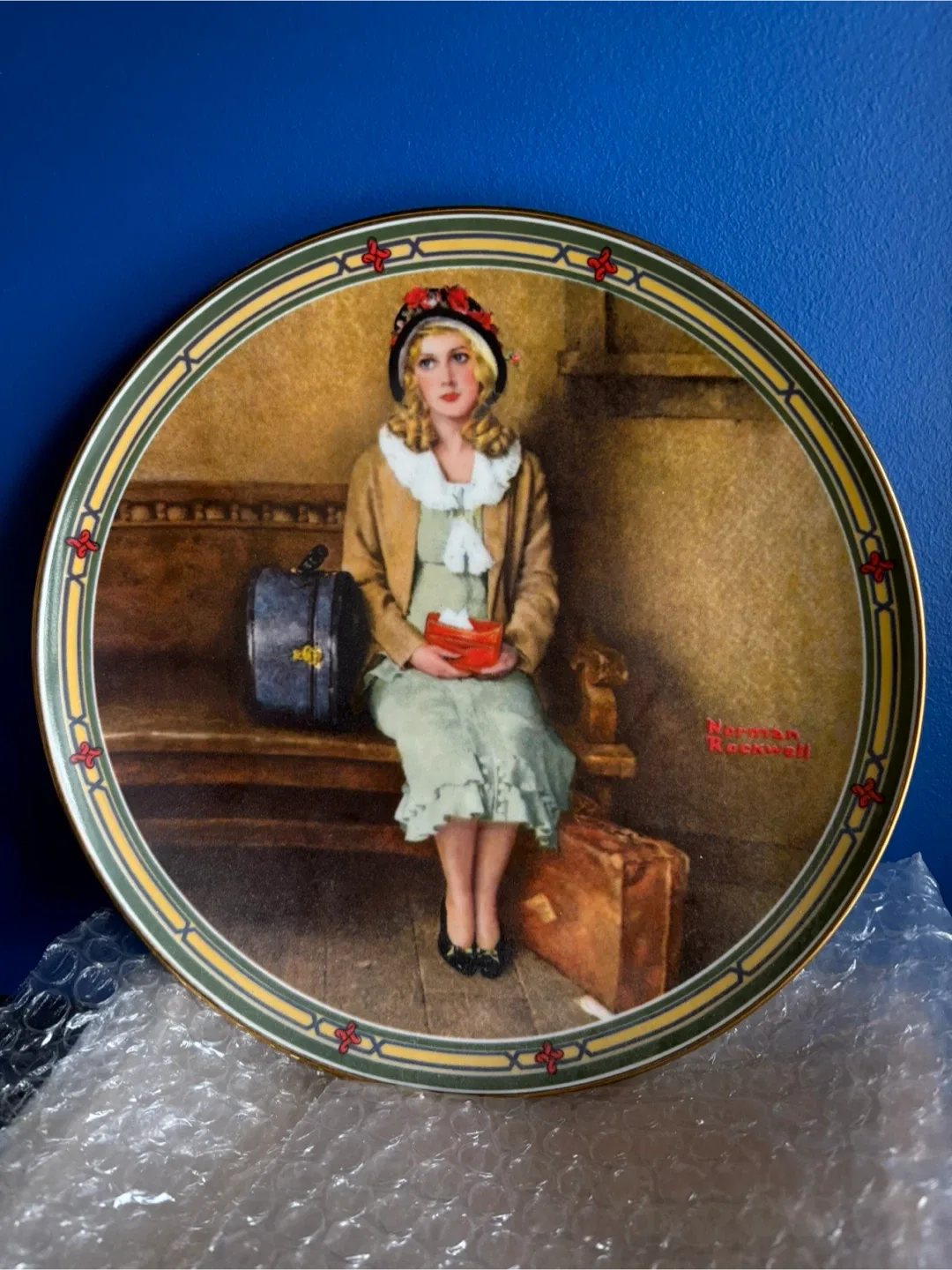 Norman Rockwell Collector Plates - "A Couple's Commitment"