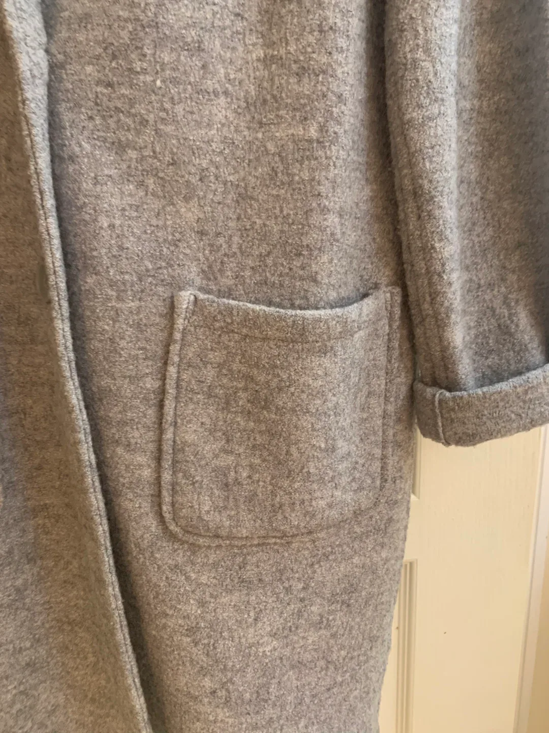 Tribal Grey Wool Blend Coat Size P/S image indicator(6)
