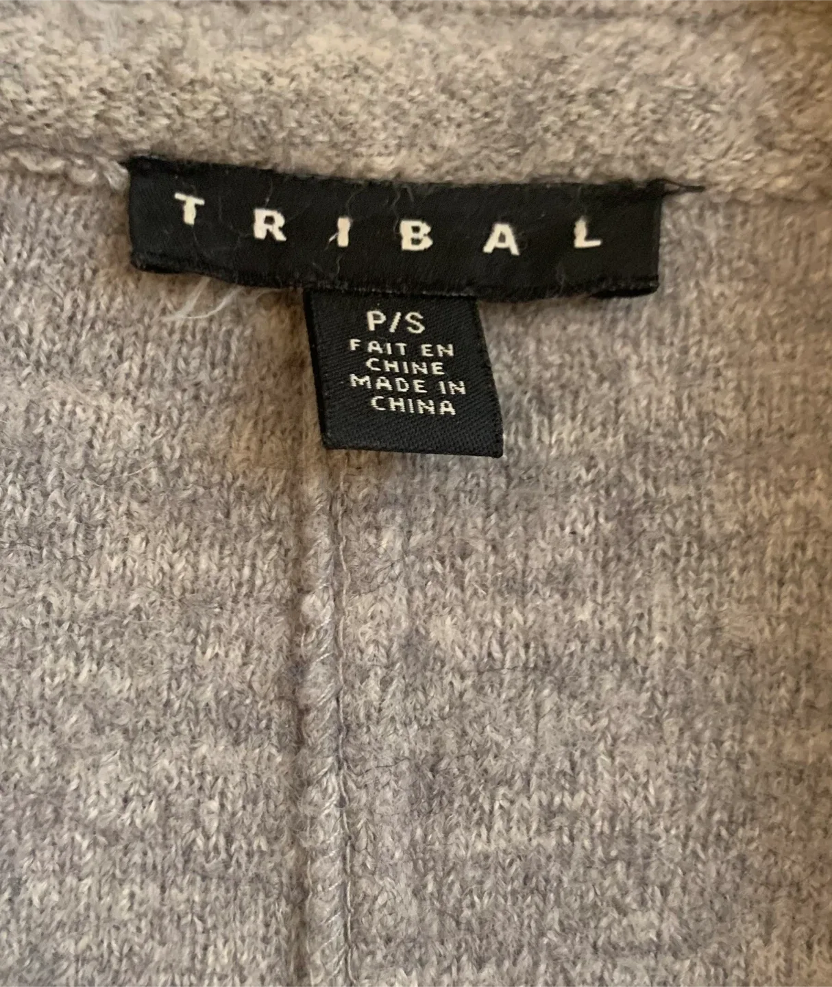 Tribal Grey Wool Blend Coat Size P/S image indicator(4)