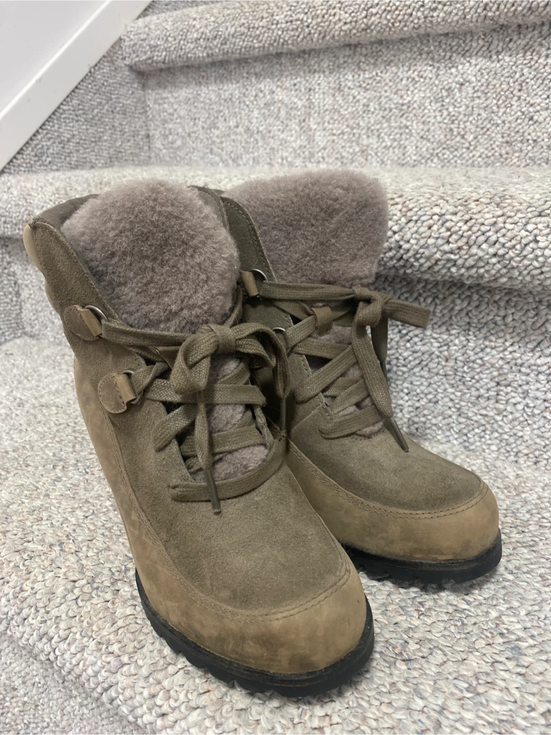 UGG Heeled Boots - Size 7