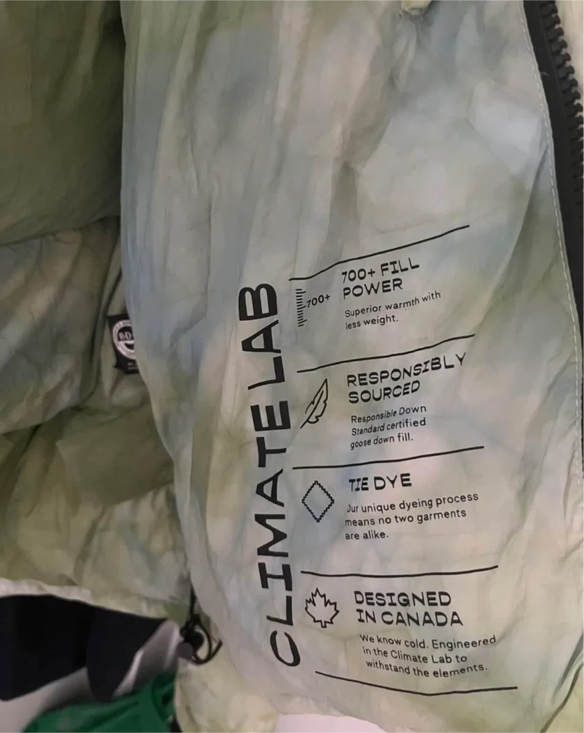 Aritzia Super Puff Tie Dye Jacket - Size S image indicator(4)