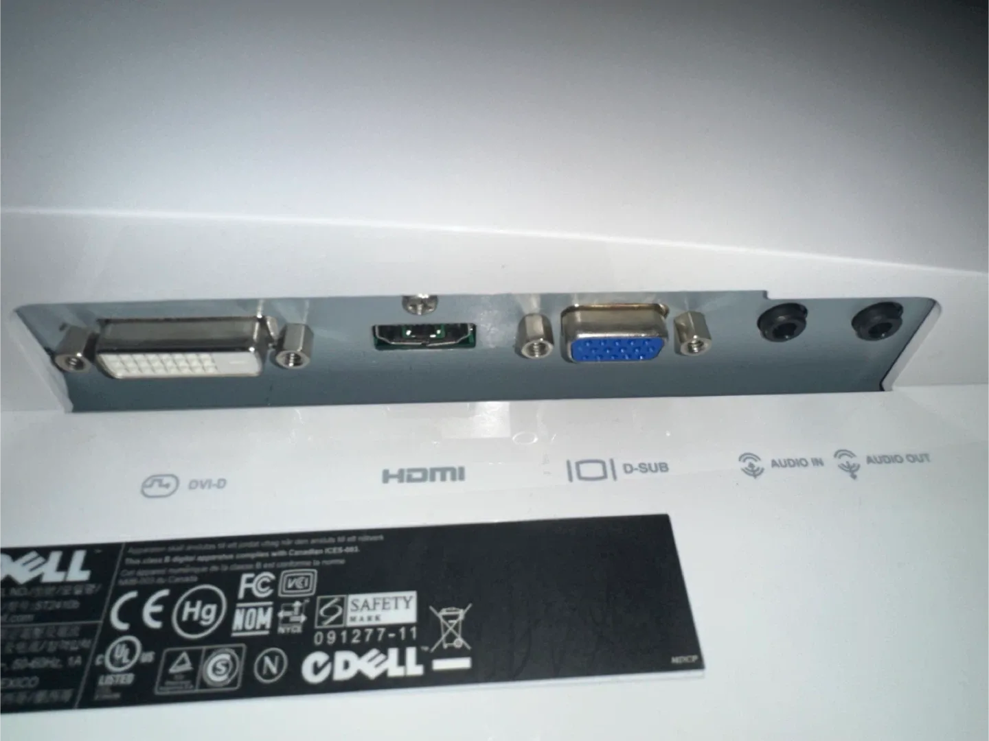 Dell Monitor - 24” widescreen with HDMI  Port image indicator(5)