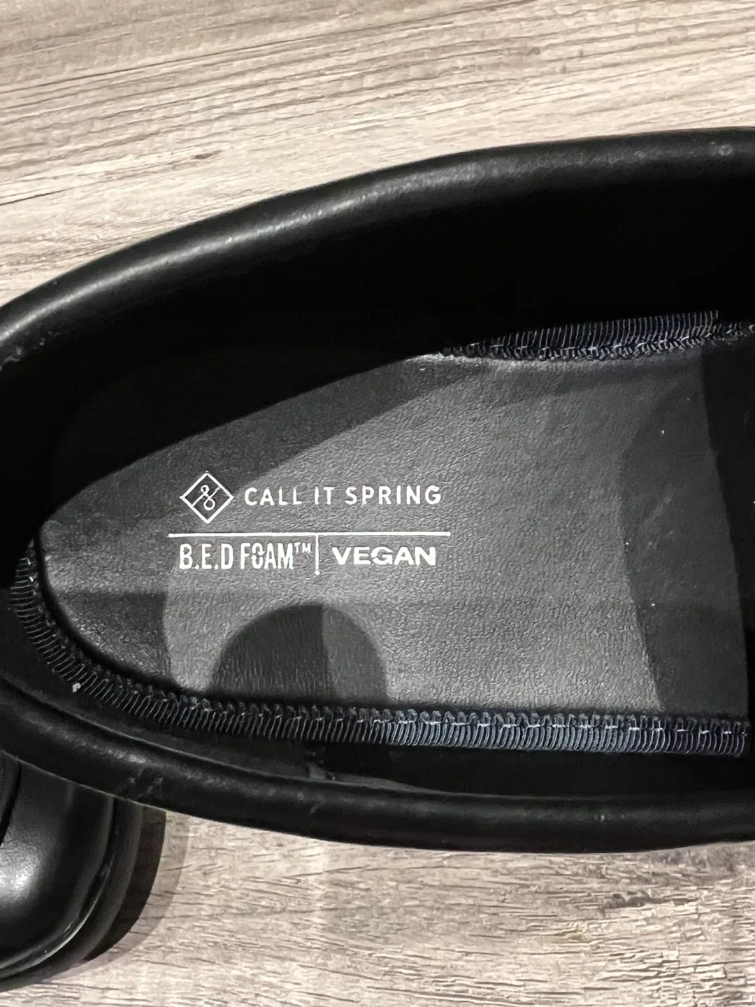 Call It Spring Vegan Black Loafers - Brand New in Box image indicator(5)