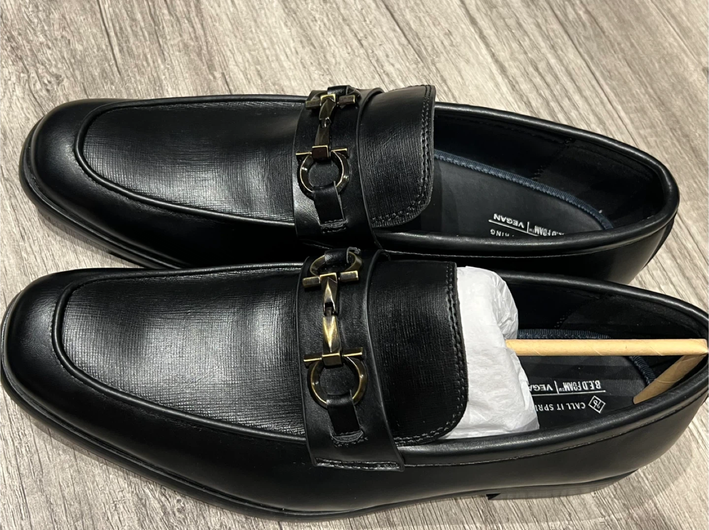 Call It Spring Vegan Black Loafers - Brand New in Box - photo 2