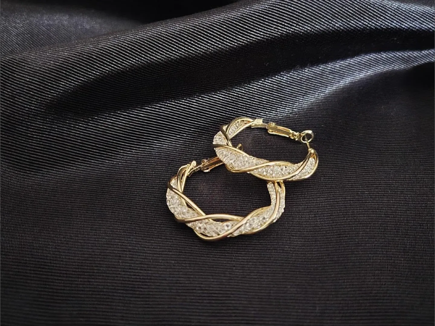 Twisted Hoop Earrings image indicator(2)