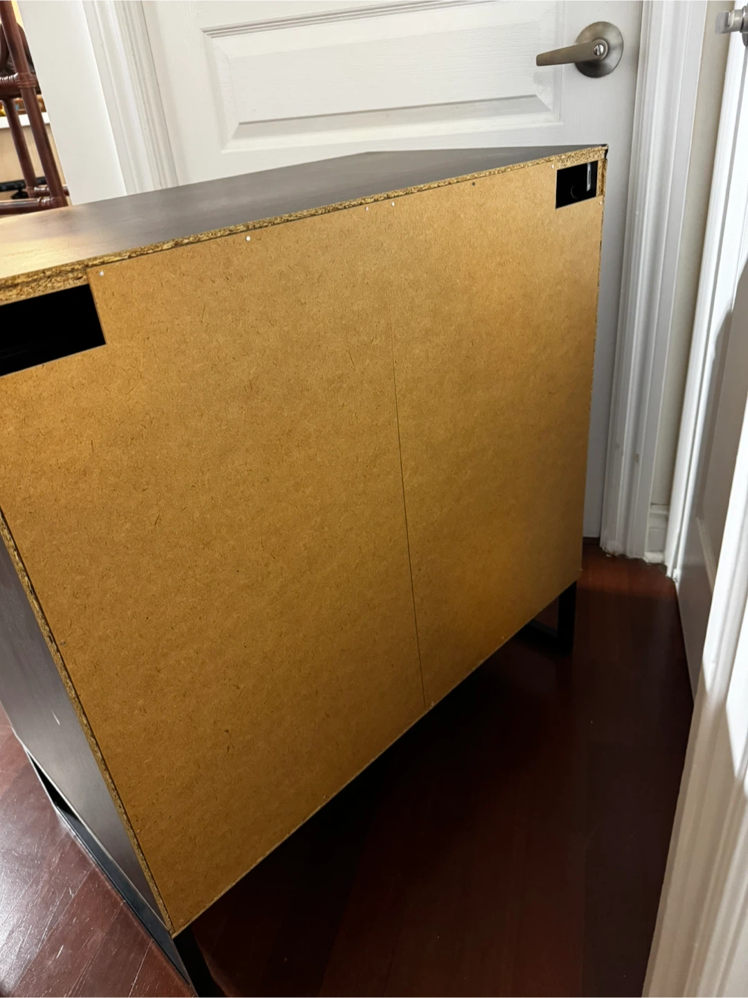 Brown Wood 3-Drawer Dresser - photo 4