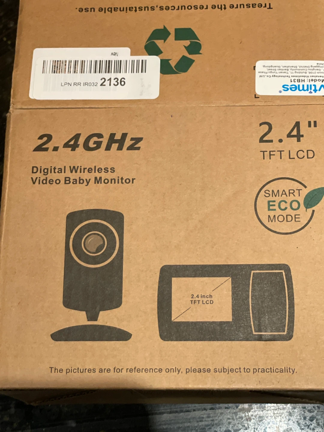 vtimes HB31 Digital Wireless Baby Monitor