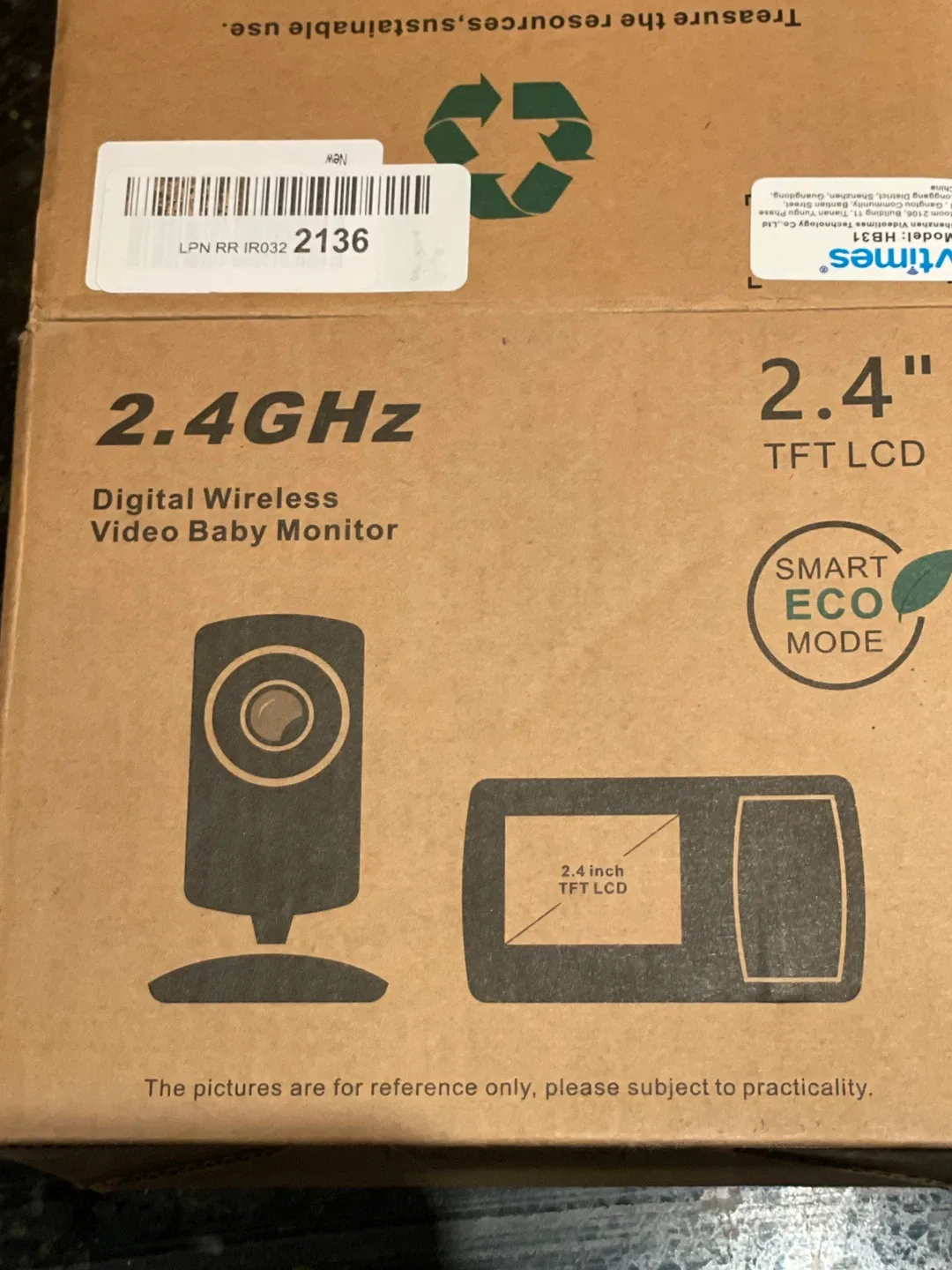 vtimes HB31 Digital Wireless Baby Monitor