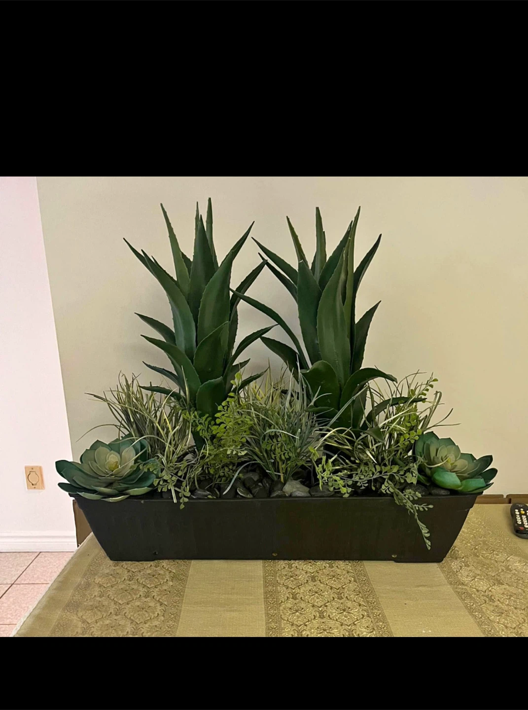 4x Artificial Succulent Planter