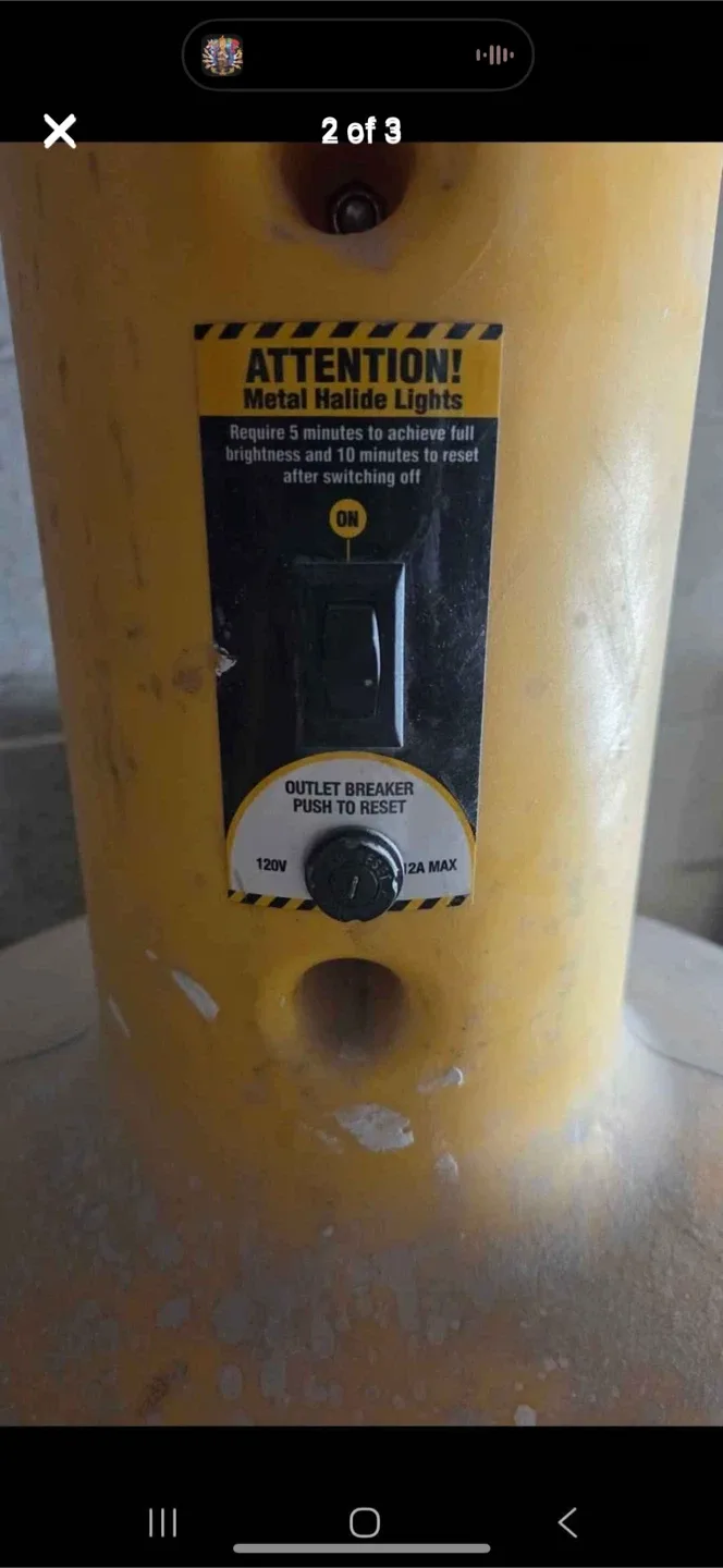 Metal Halide Lights image indicator(2)