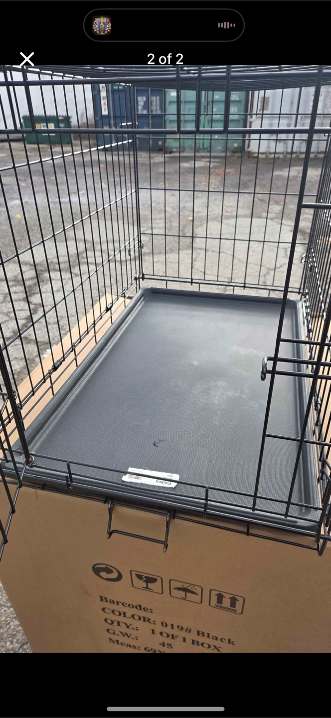Black Dog Crate 69x69x75 cm - New in Box - photo 2