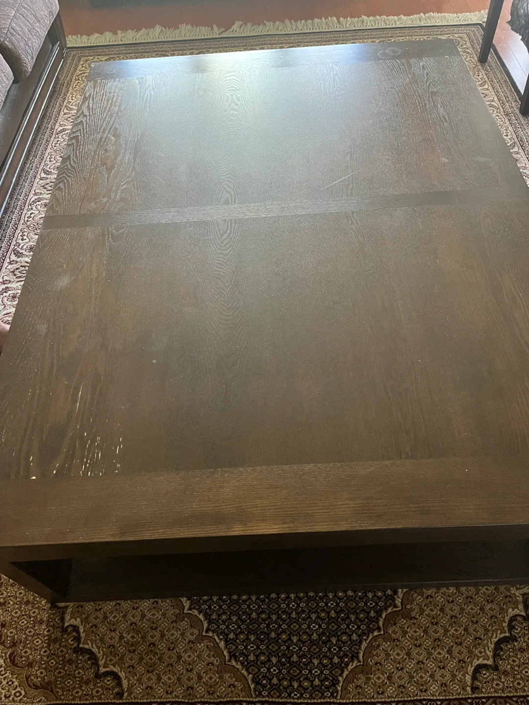 Dark Brown Wood Coffee Table image indicator(5)