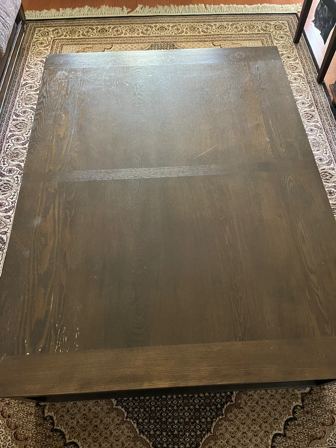 Dark Brown Wood Coffee Table image indicator(2)