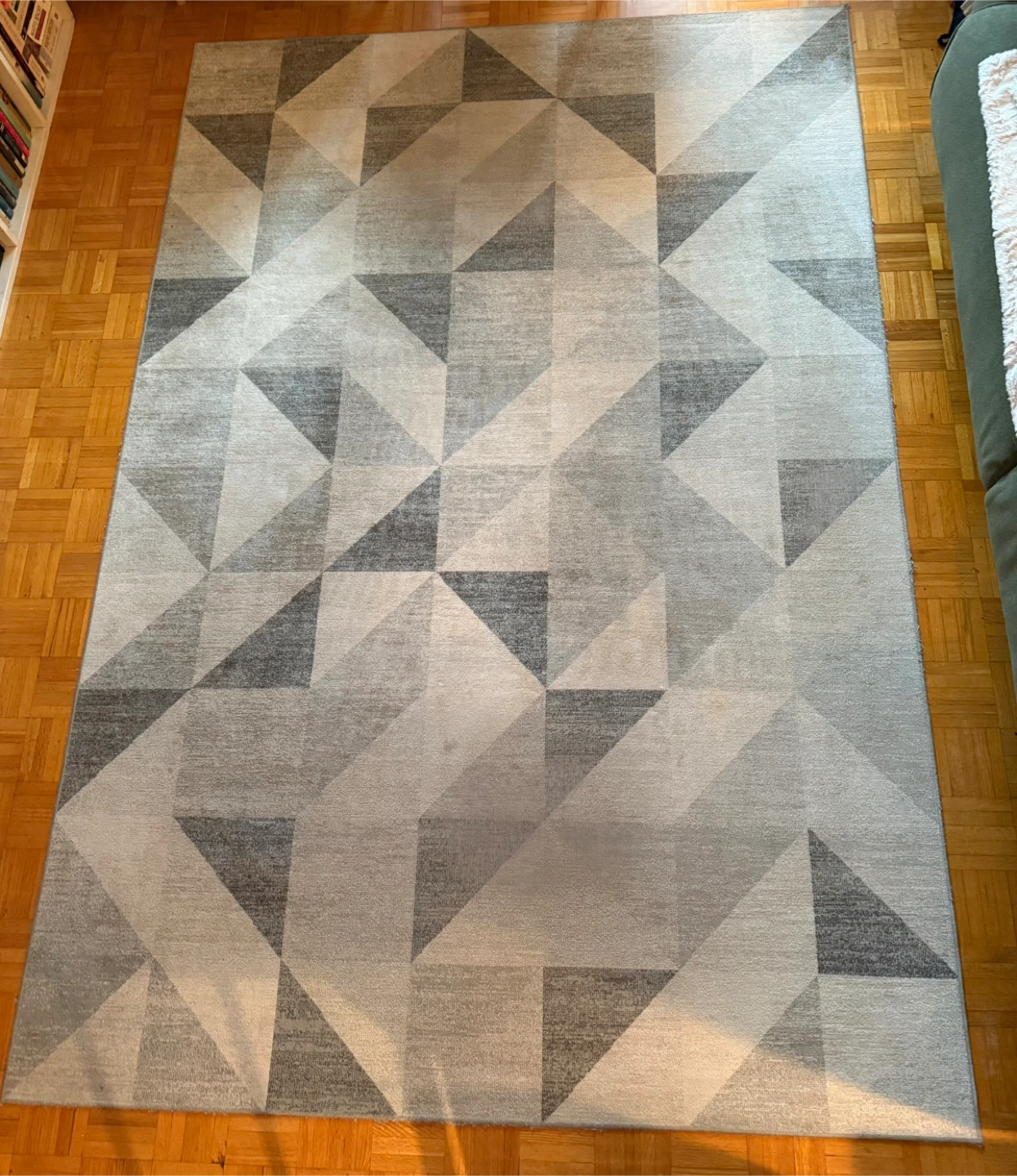 Urban Barn Grey Geometric Pattern Area Rug - photo 2