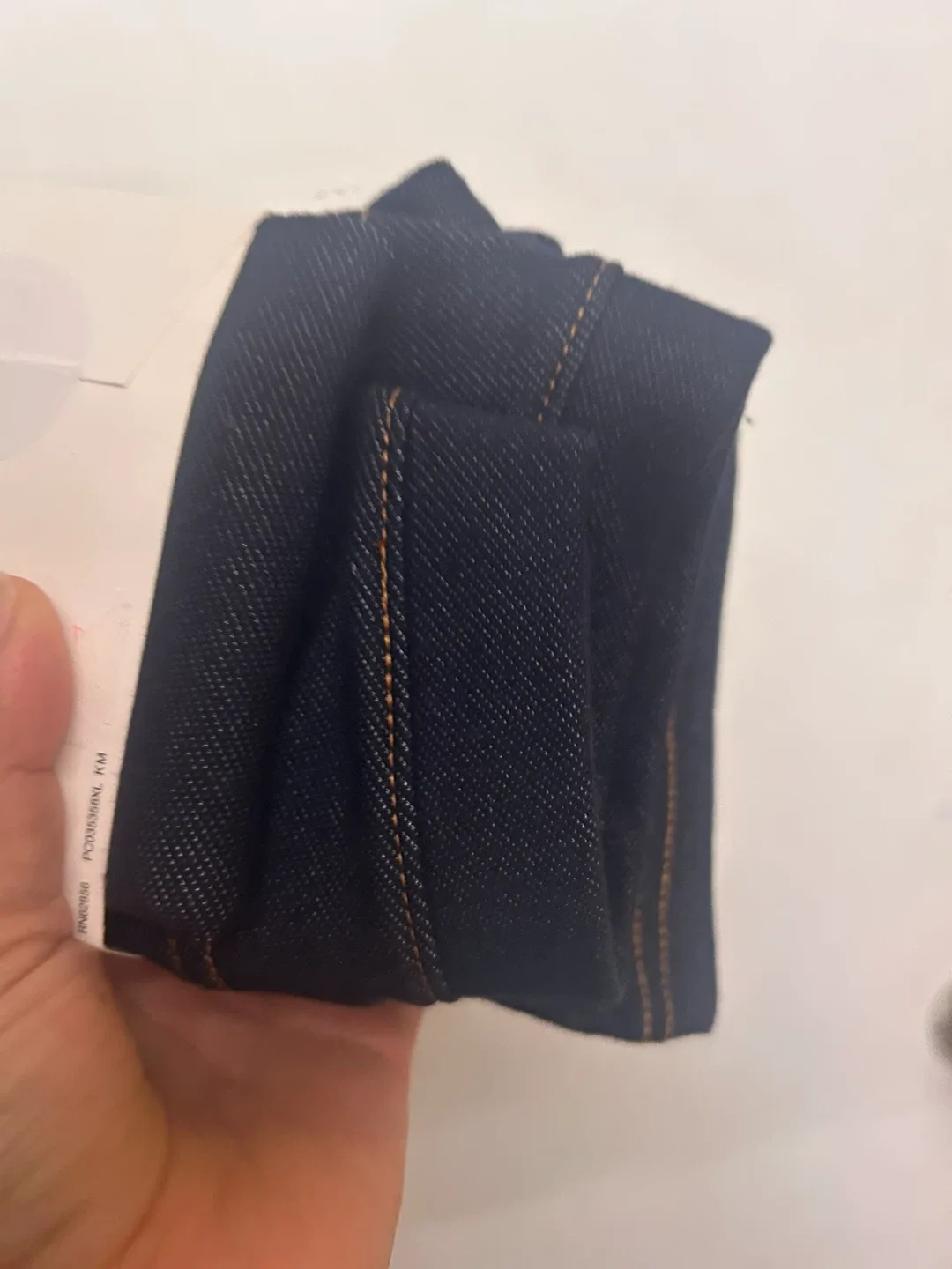 New no nonsense denim elastic waist leggings size XL image indicator(4)