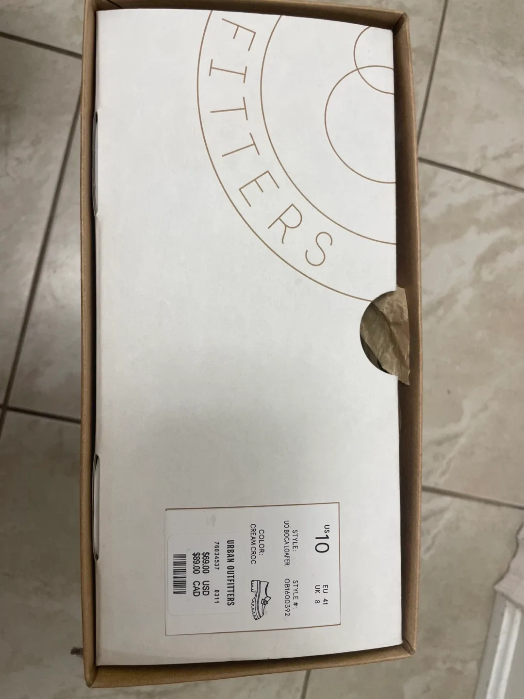 New Urban Outfitters Cream Loafer, US 10 image indicator(2)