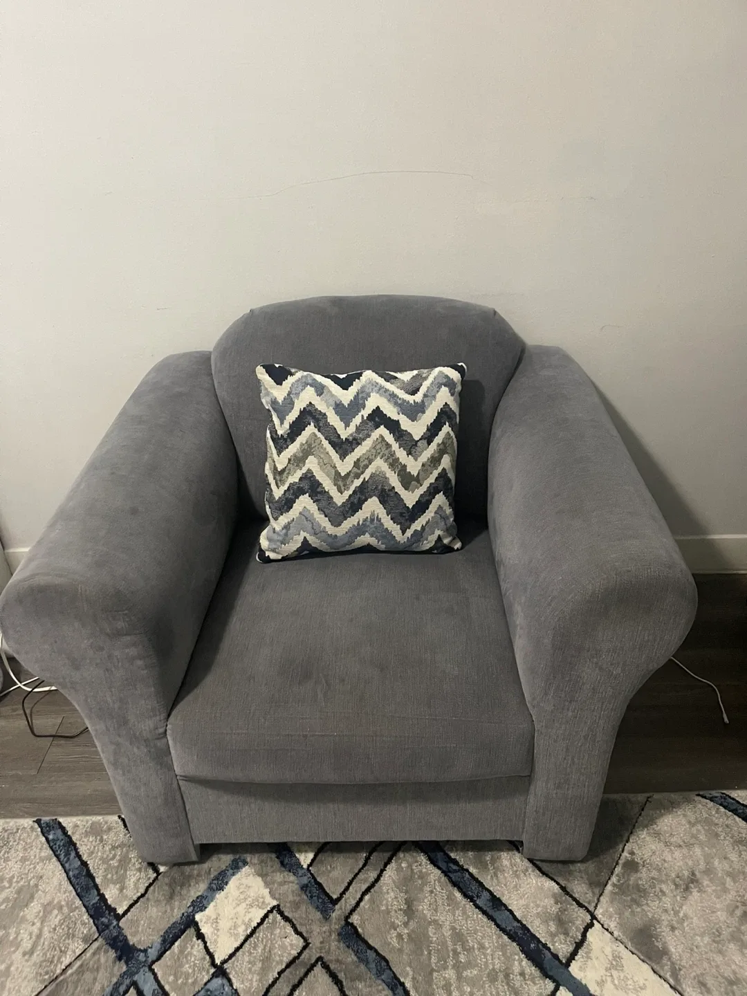 Grey Armchair
