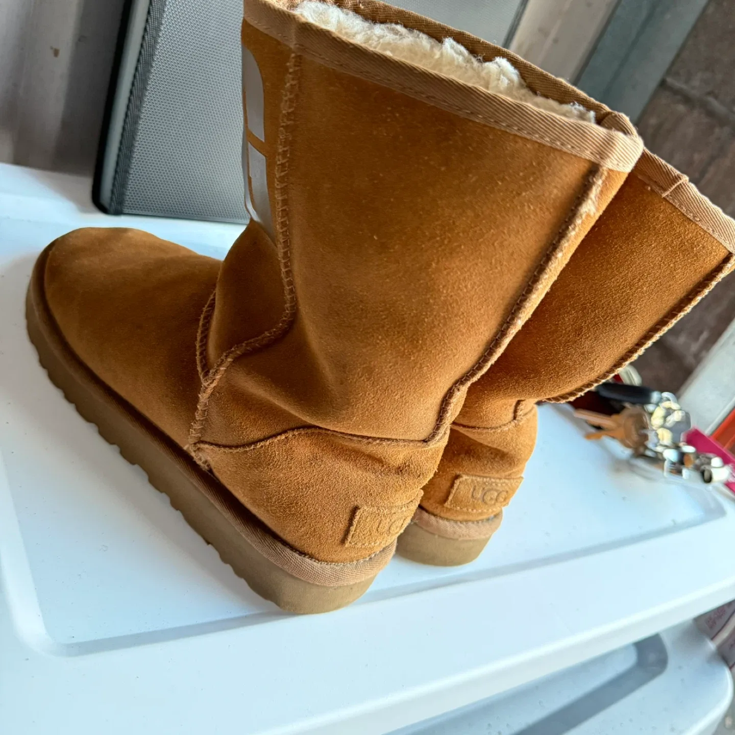 UGG Brown Suede Boots image indicator(4)