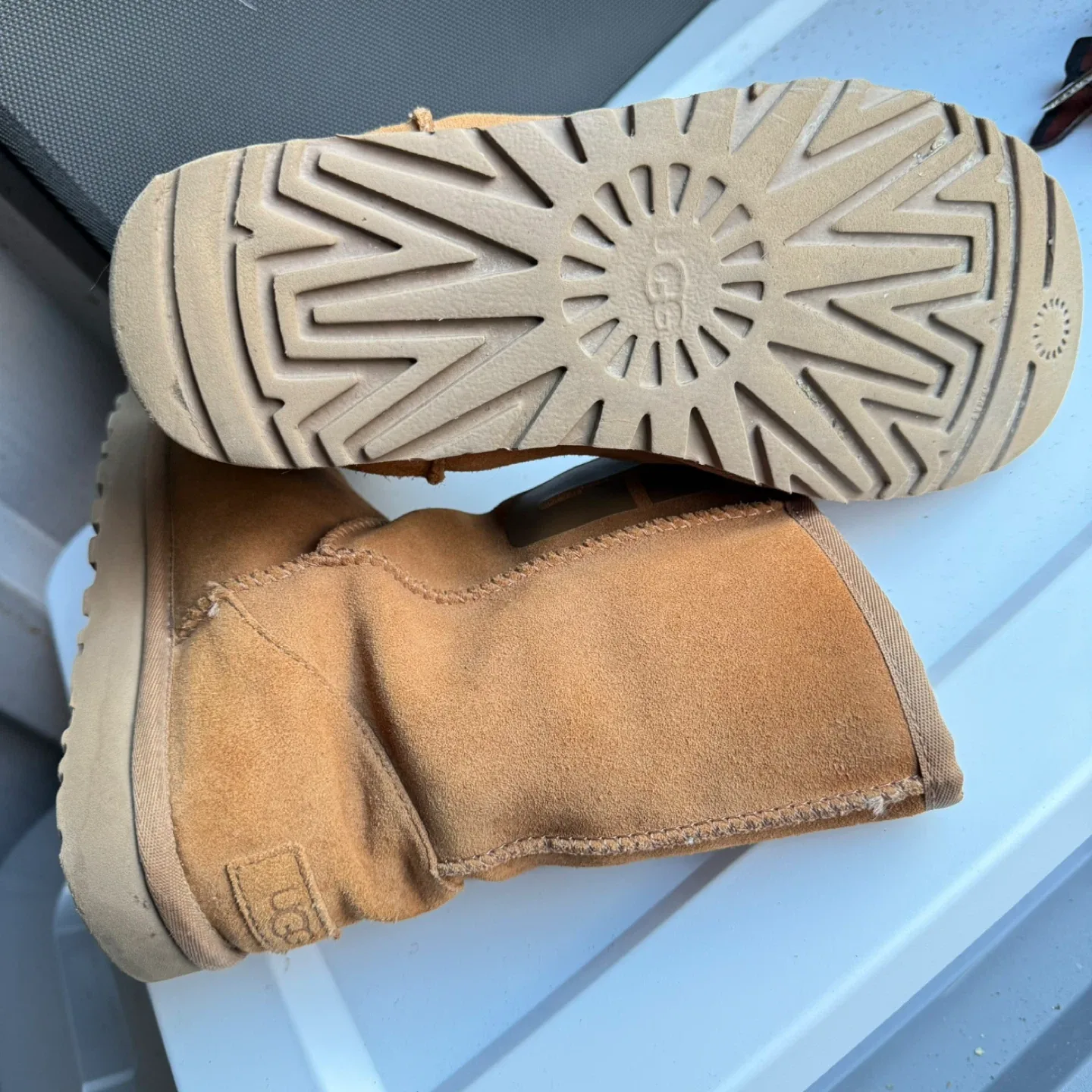 UGG Brown Suede Boots image indicator(5)