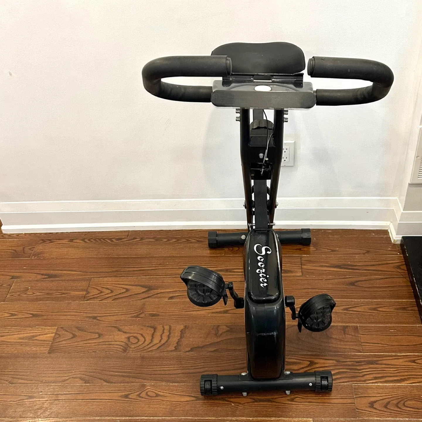 Soozier Folding Exercise Bike - Black image indicator(2)