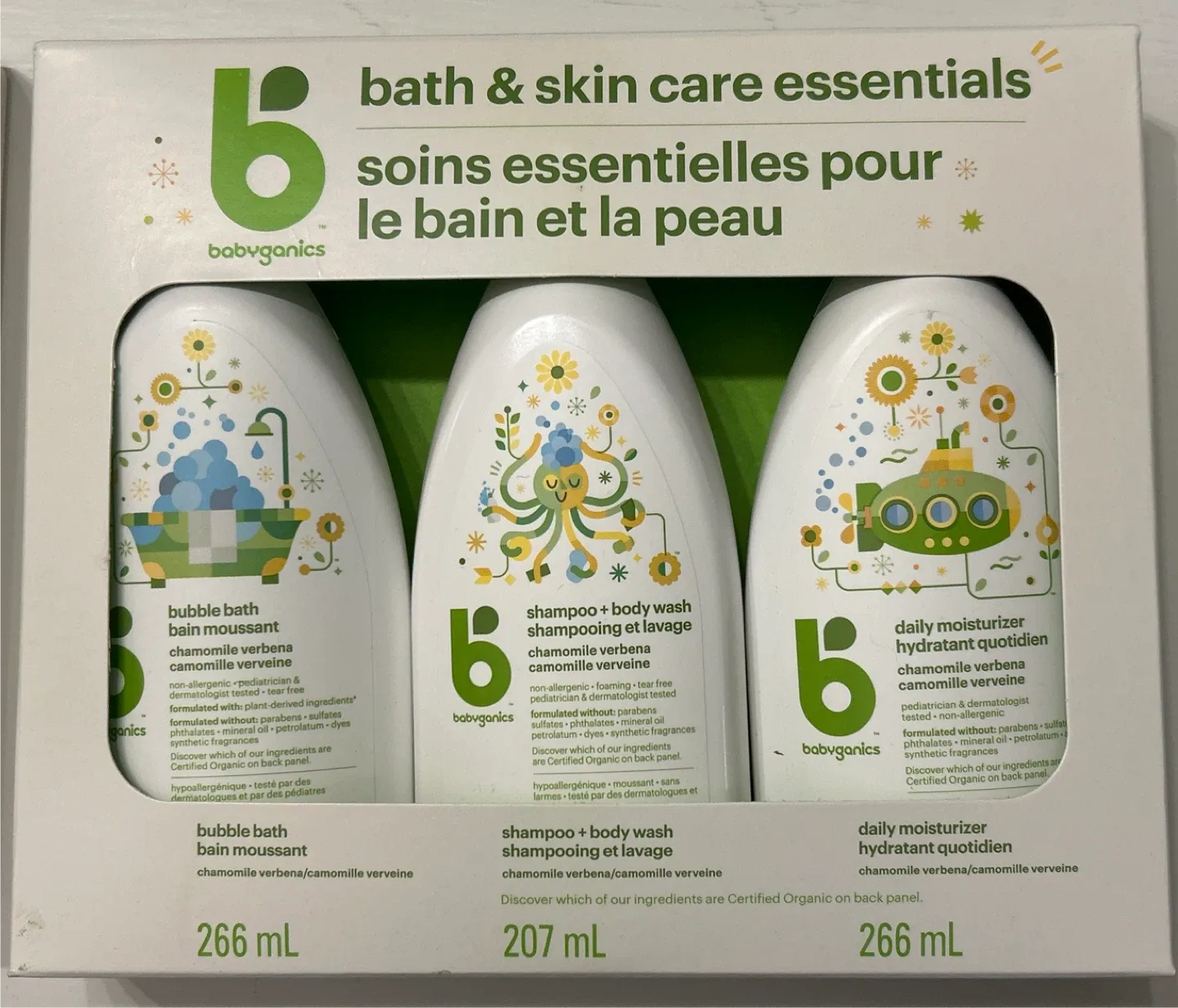 Babyganics Bath & Skin Care Essentials Set