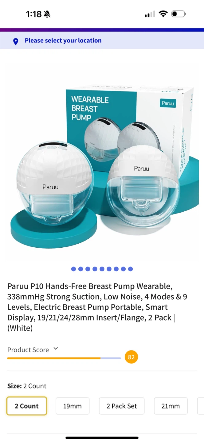 New Paruu P10 Wearable Breast Pump (2-Pack) - photo 3
