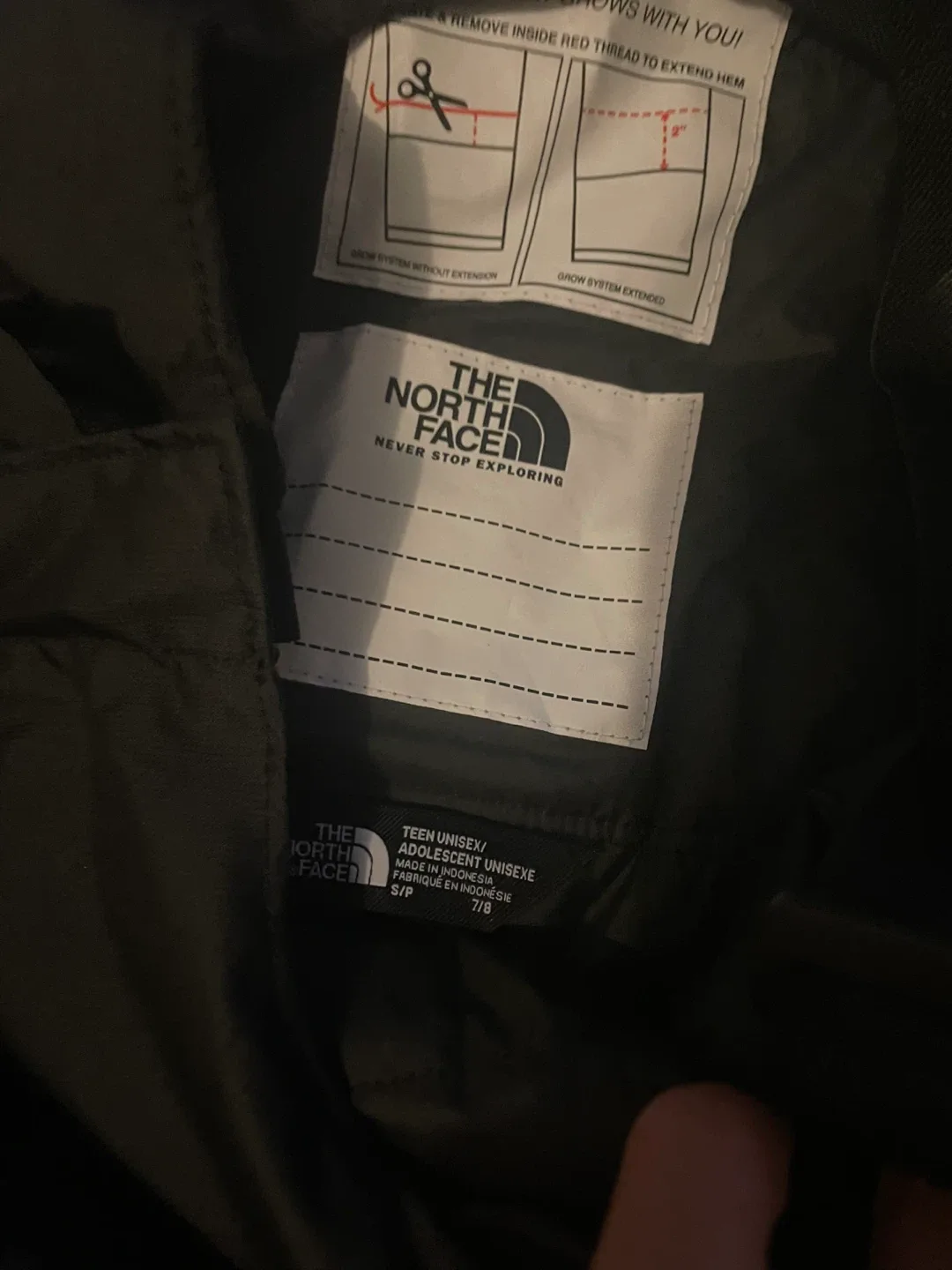 The North Face Snow Bibs - Size S/P (7/8) image indicator(3)