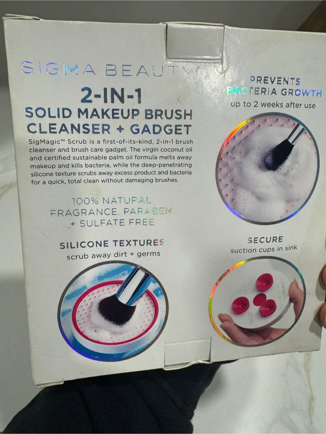 Sigma Beauty Sigmagic Scrub Solid Brush Cleanser image indicator(2)
