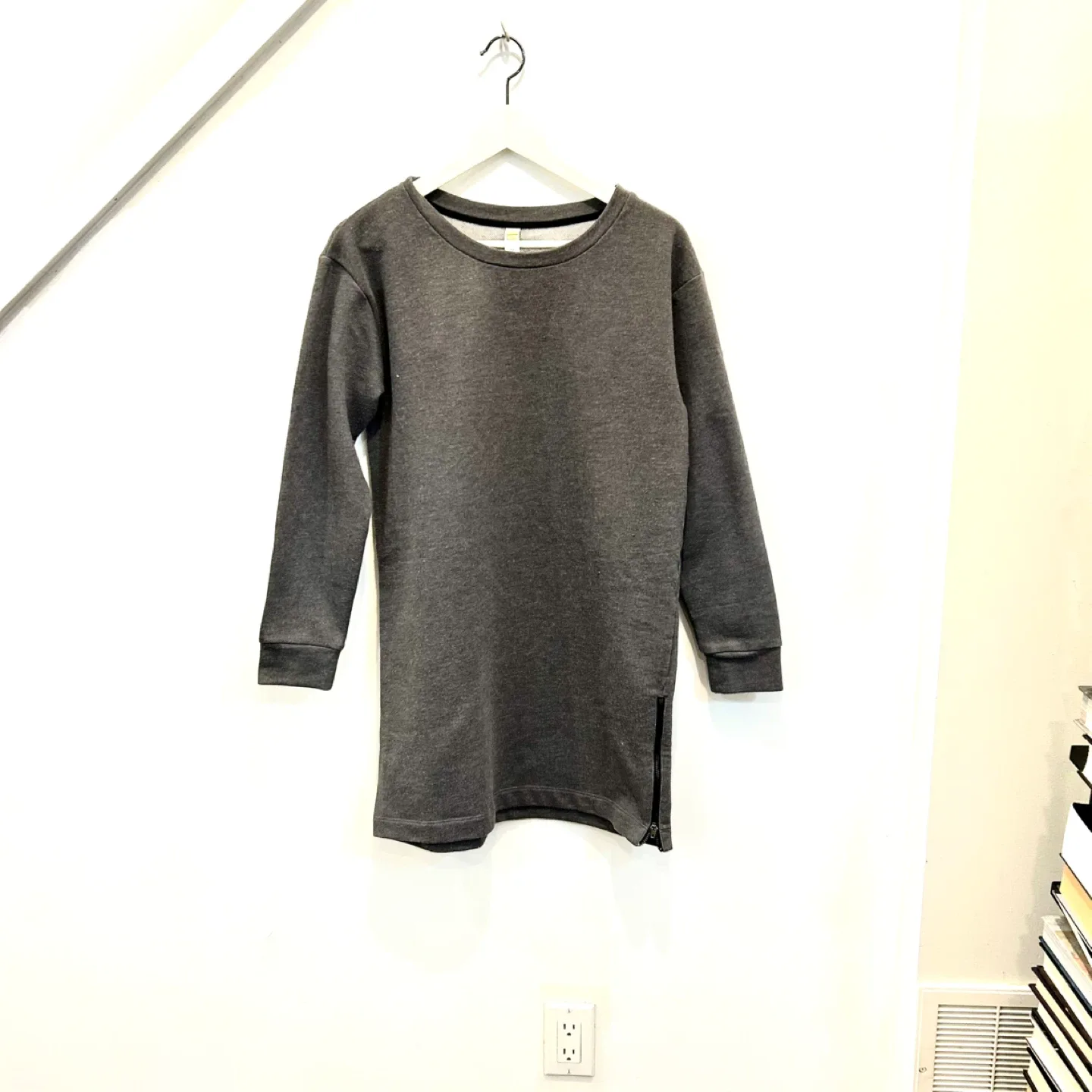 Lolë Grey Tunic Top - Size Small thumbnail