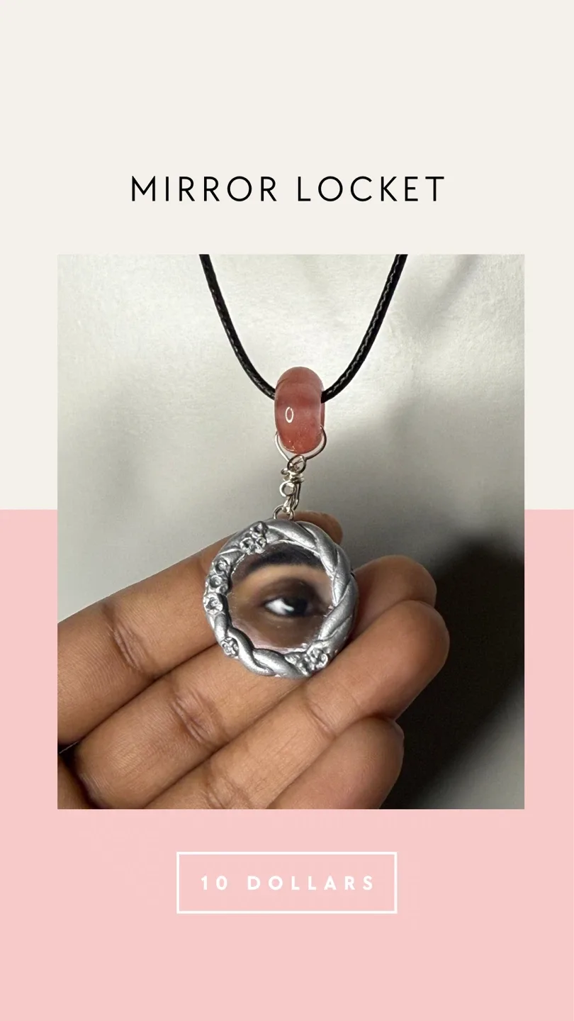 Mirror Locket Necklace