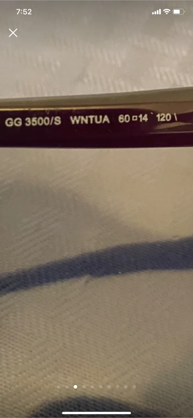 Gucci GG 3500/S Sunglasses image indicator(9)