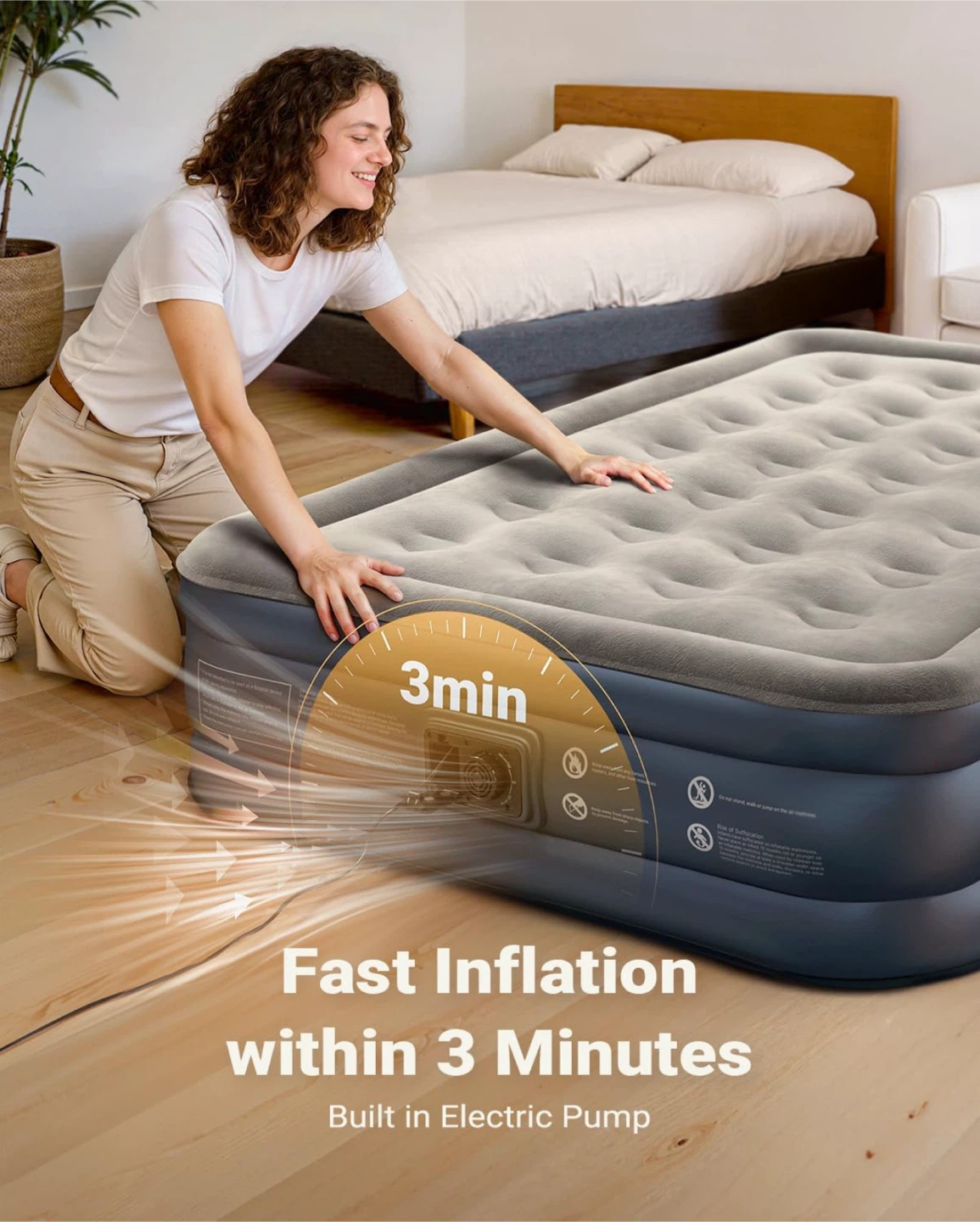 Idoo Queen Size Air Mattress - photo 4