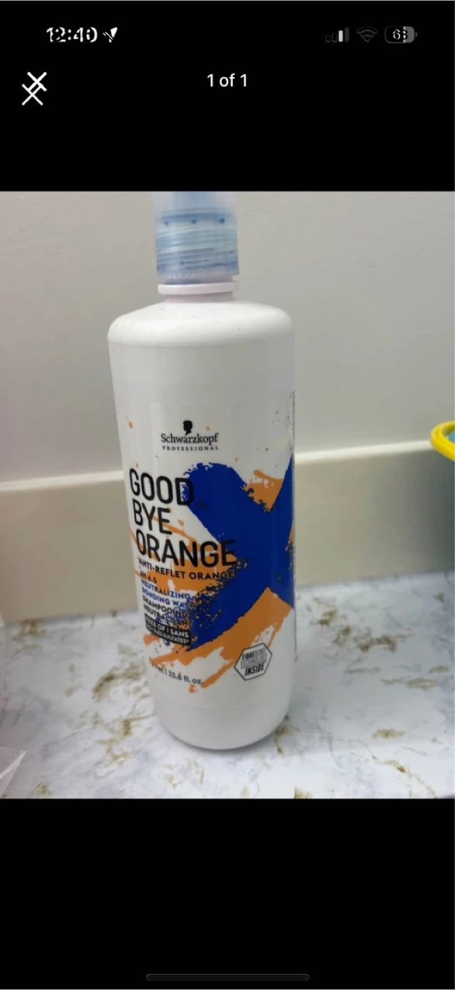 Schwarzkopf Goodbye Orange Shampoo