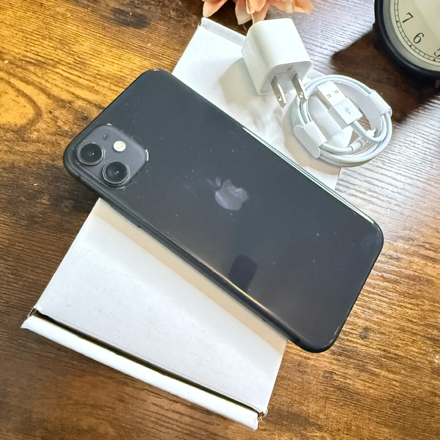 Apple iPhone 11 - Black - Includes Charger image indicator(2)