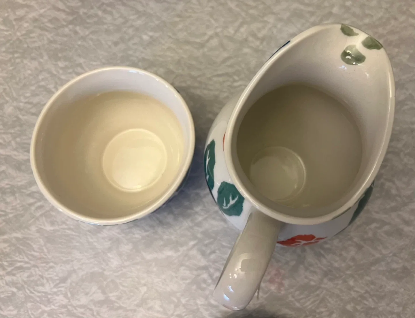 Vintage Royal Winton Tea Set Hand Decorated Spongeware image indicator(6)