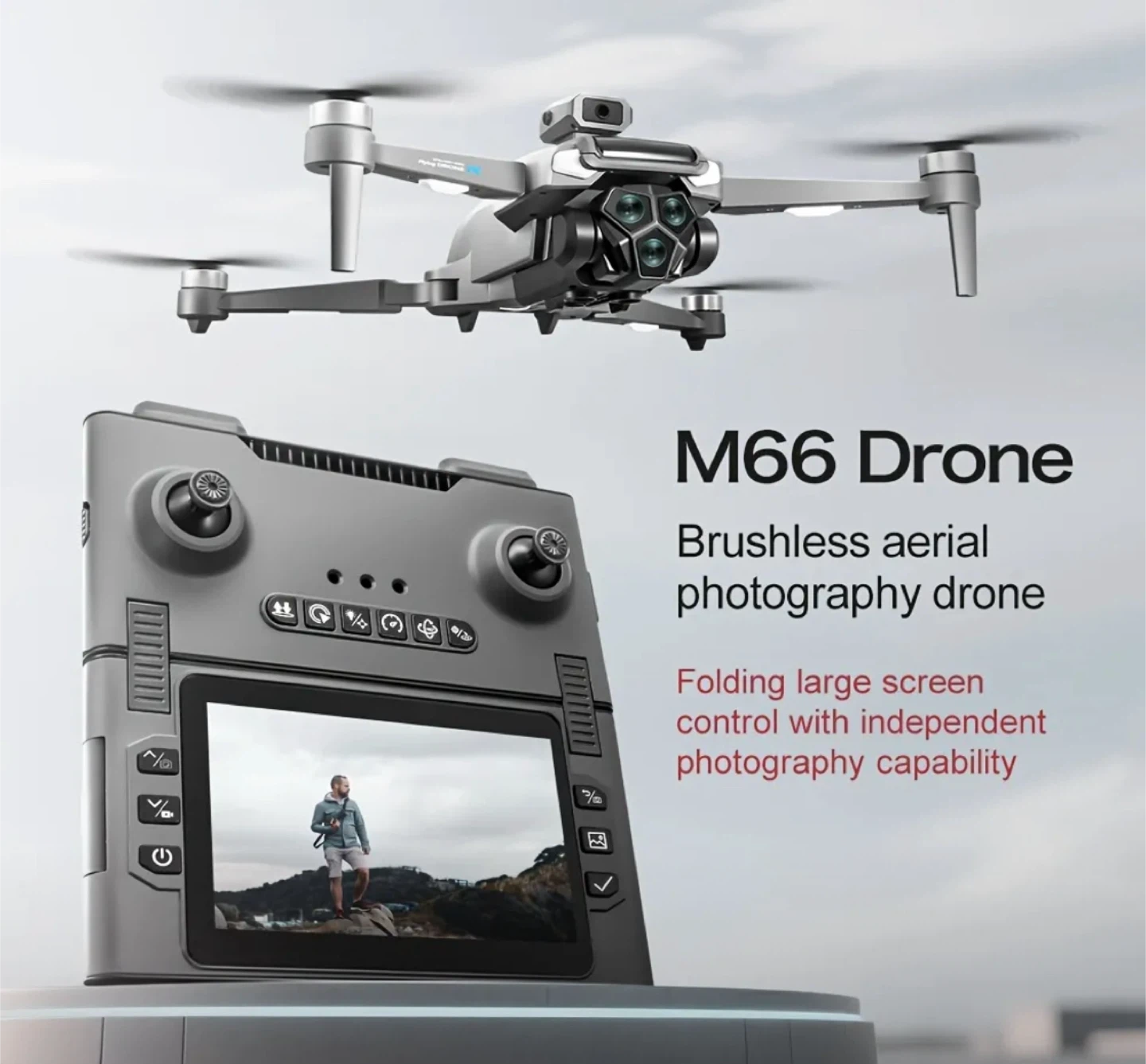 M66 Drone - Brushless Aerial Photography Drone - photo 2
