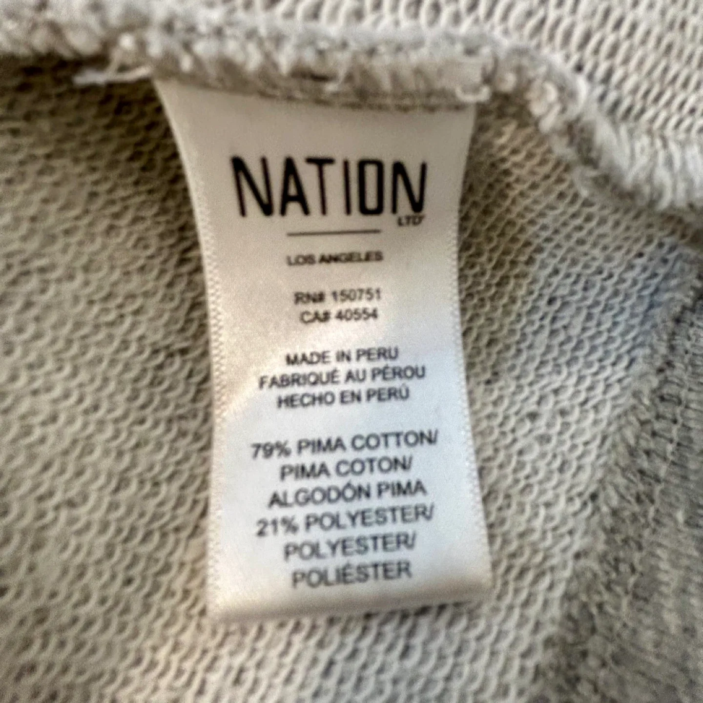 Nation LTD Grey Cotton Blend Blazer - Size XS image indicator(4)
