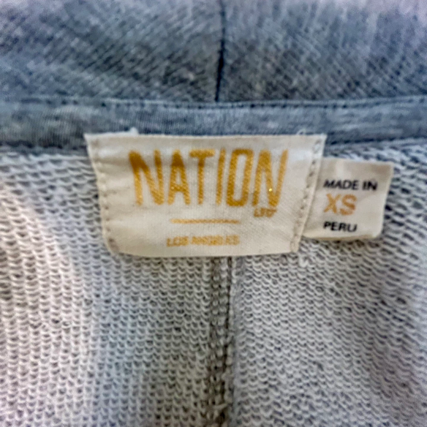 Nation LTD Grey Cotton Blend Blazer - Size XS - photo 5