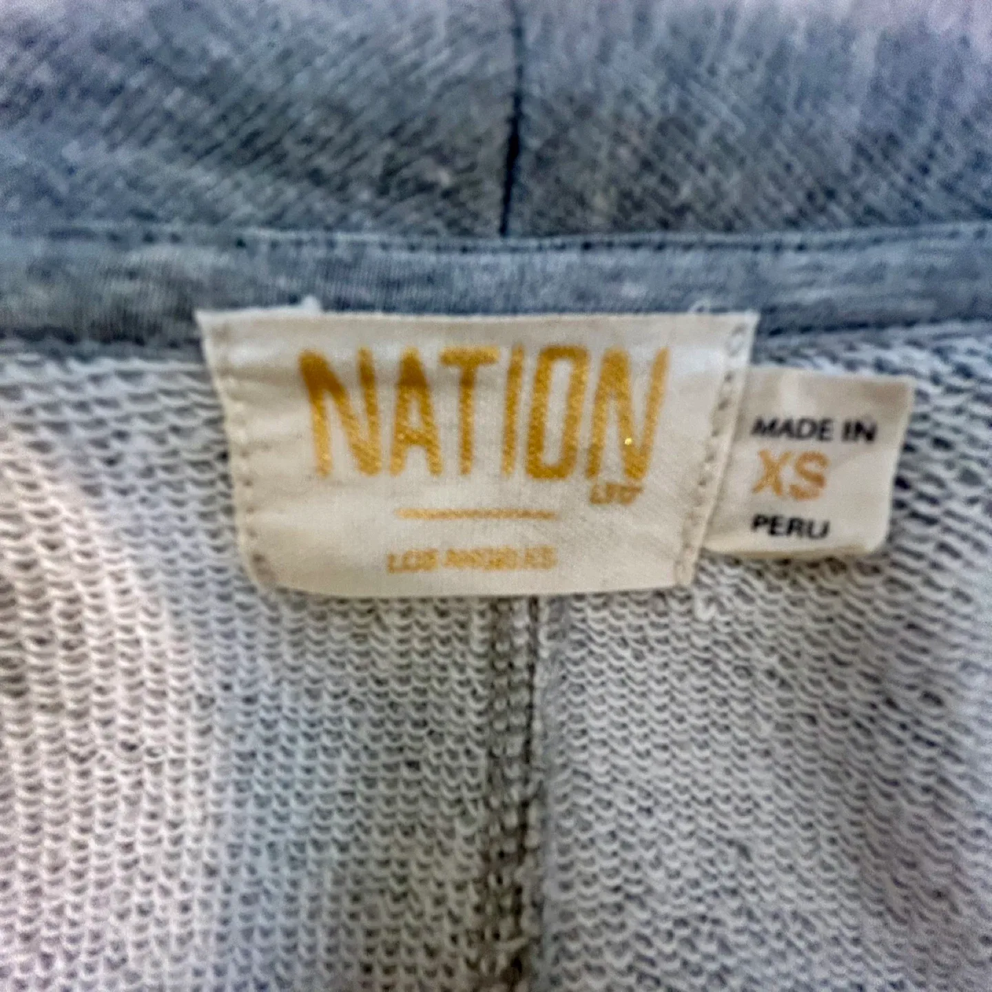 Nation LTD Grey Cotton Blend Blazer - Size XS image indicator(5)