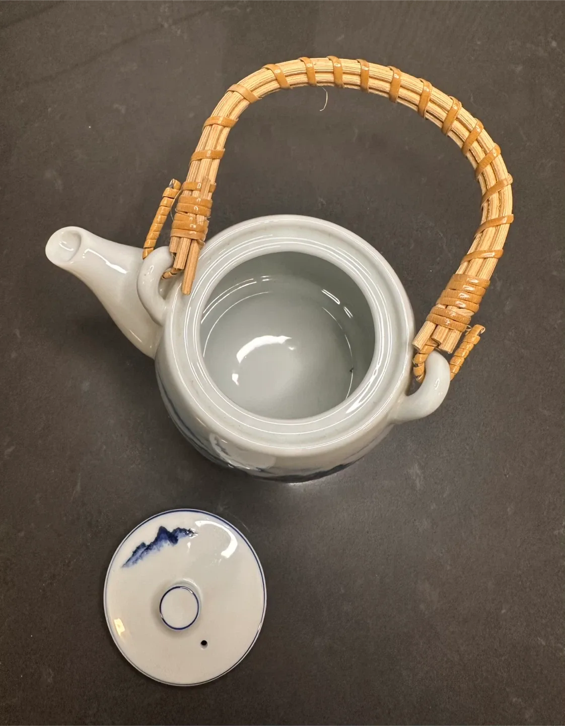 Vintage Japanese porcelain teapot image indicator(3)