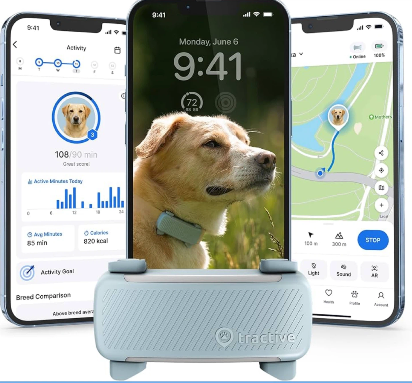 Tractive GPS & Health Tracker for Dogs - photo 2