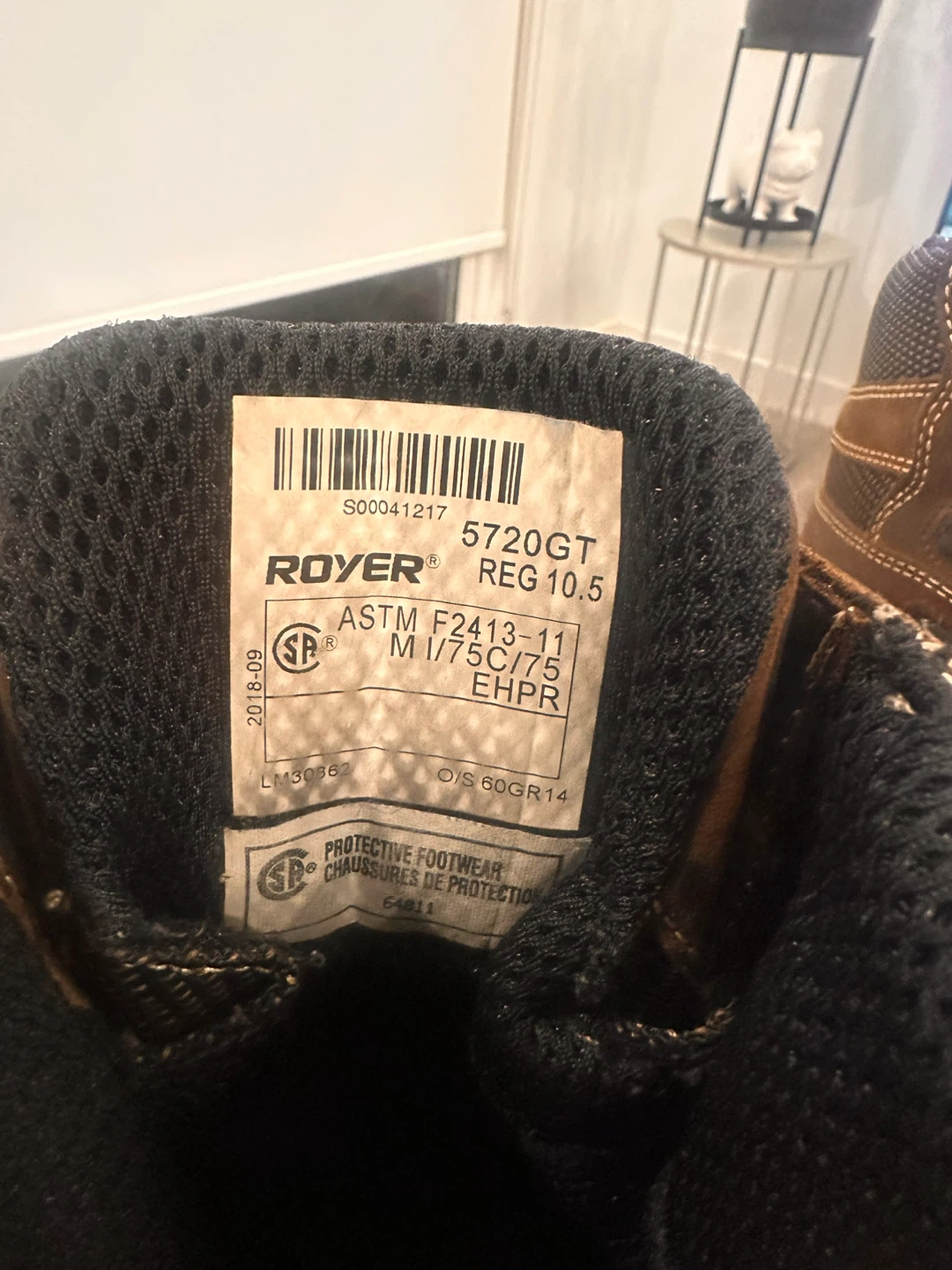 Royer safety Work Boots - Size 10.5 - photo 4