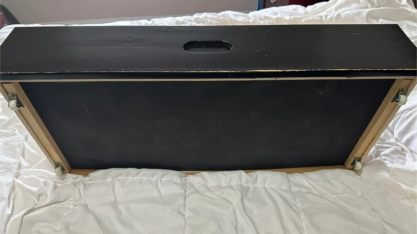 Dark Brown Wooden Drawer under bed image indicator(6)